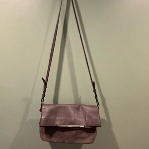 Banana Republic Leather and Suede Brown Crossbody Bag